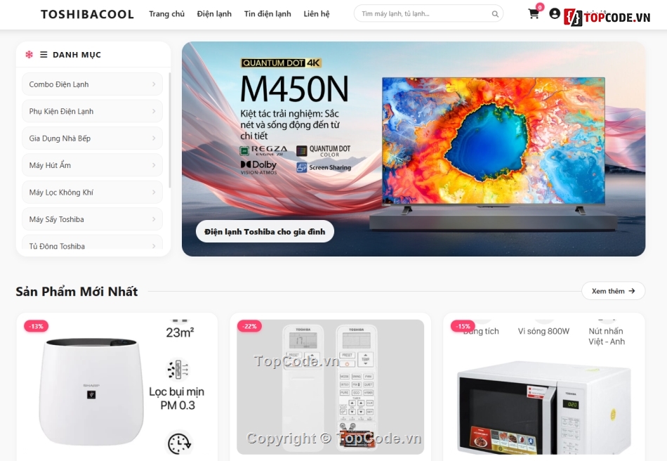 điện lạnh,toshiba,web điện lạnh